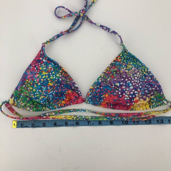 🎈ABS by Allen Schwartz Bikini Triangle Halter Top - Picture 4 of 4